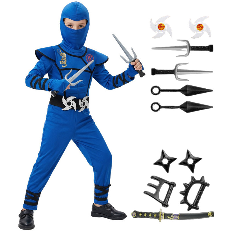 Black and Blue Ninja Costume f - đánh giá và giá Black Face Mask Pack