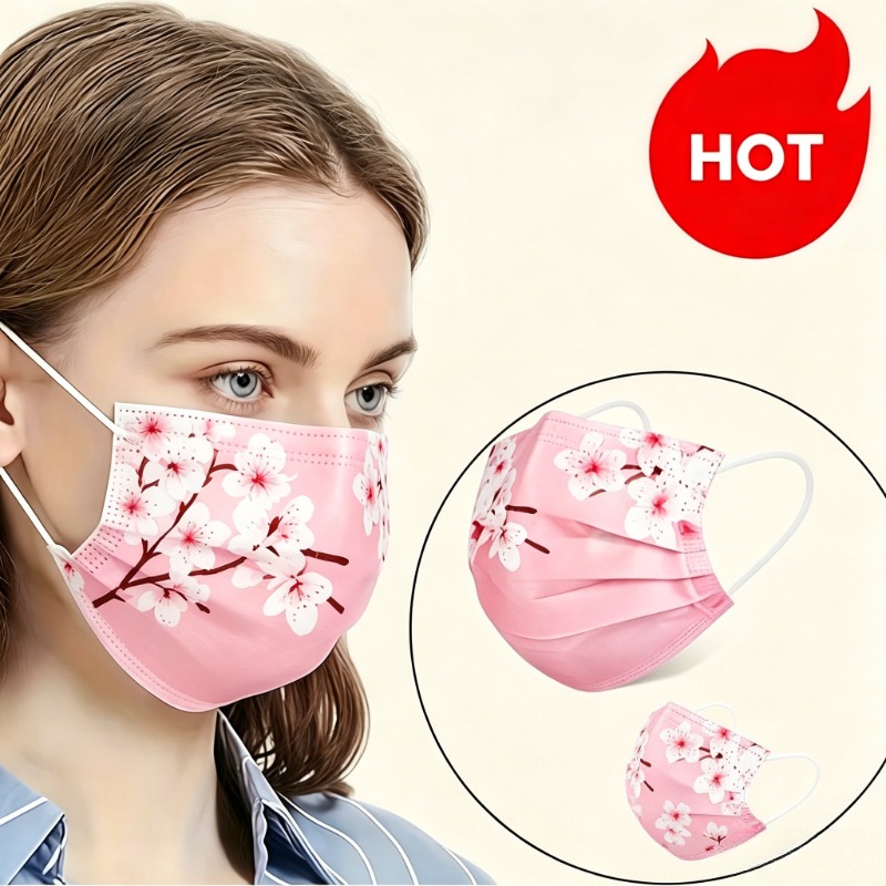 10pcs Floral Star Print Face M - đánh giá và giá Cloth Face Mask Washable