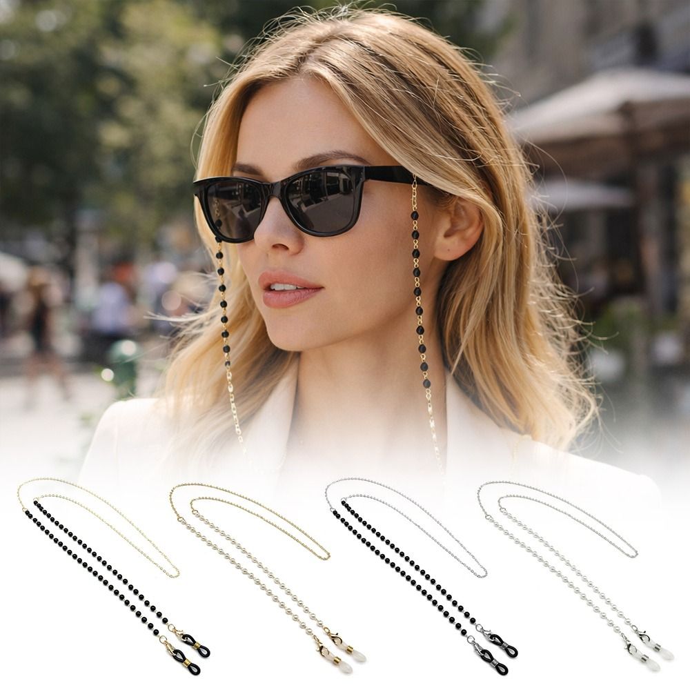 Fashion Flower Beads Eyeglass  - đánh giá và giá Mask Chain Holder