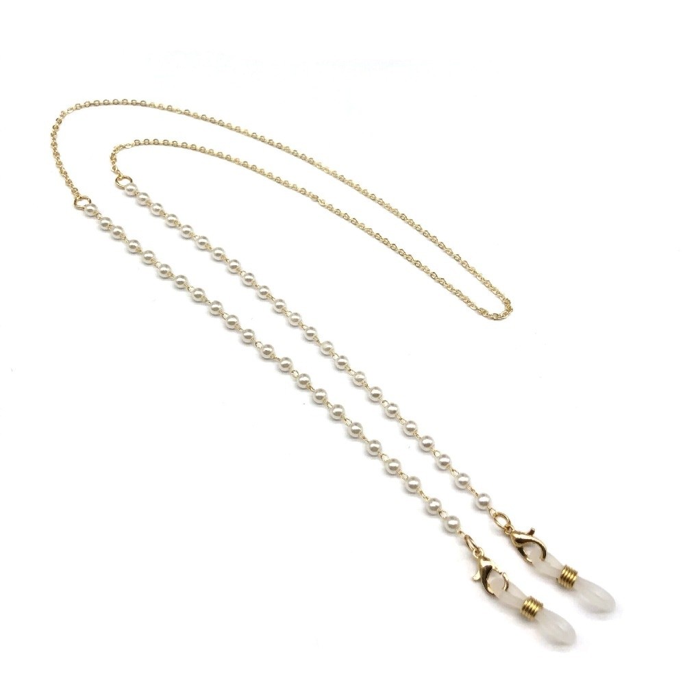 Fashion Flower Beads Eyeglass  - đánh giá và giá Mask Chain Holder