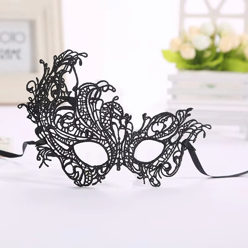 2Pcs Black Hooded Tulle Cape + - đánh giá và giá Black Face Mask Pack