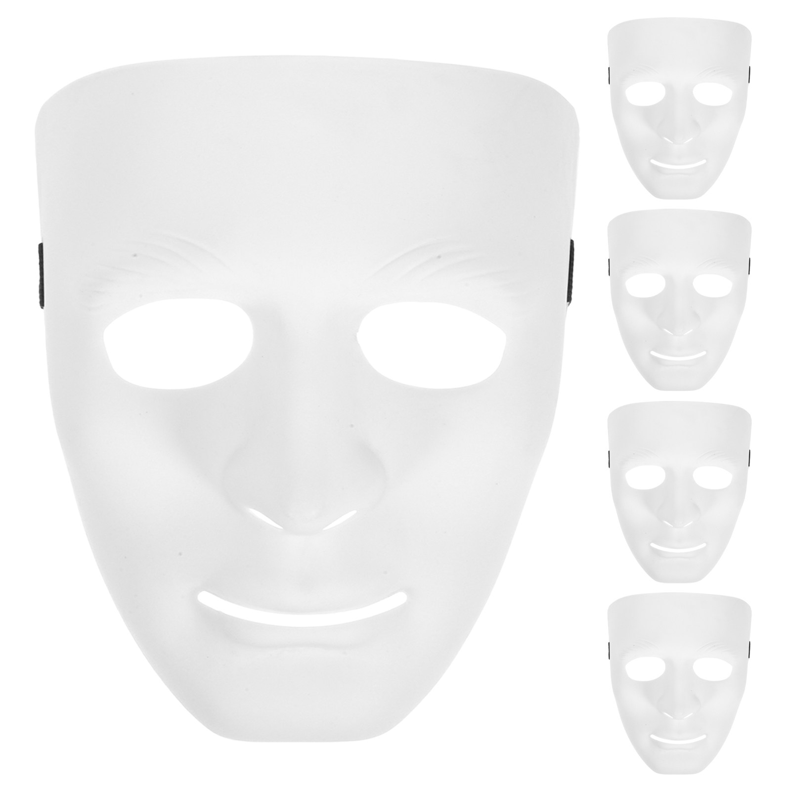 Full Face Masquerade Masks 5 P - đánh giá và giá Black Face Mask Pack