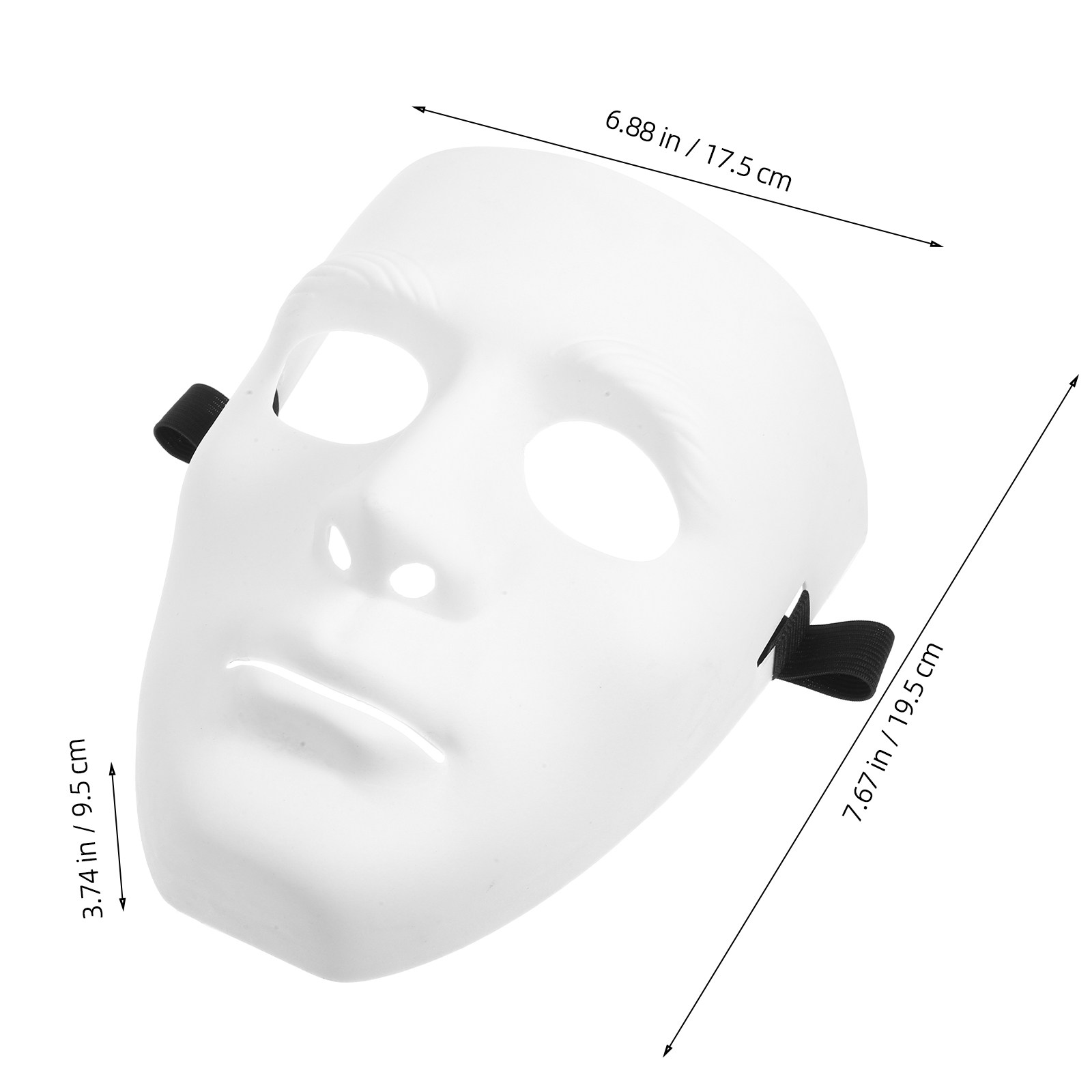 Full Face Masquerade Masks 5 P - đánh giá và giá Black Face Mask Pack